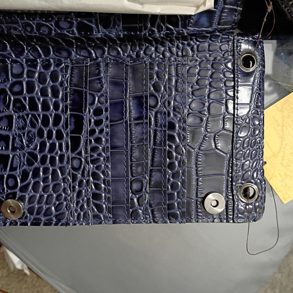 Patricia Nash Blue Leather Women Bag - Picture 3 of 8